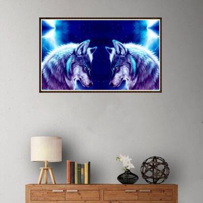 

Siaonvr Animal Embroidery Paintings Rhinestone Pasted DIY Diamond Painting Cross Stitch