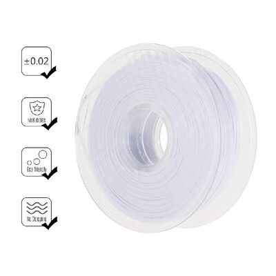

175mm PETG Filament Light Penetration 3D Printer Filament 1kg22lbs Spool Dimensional Accuracy - 002 mm for 3D Advertising Wo