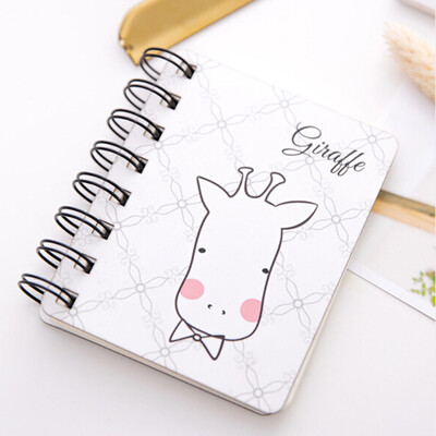 

1Pcs Animal Cartoon Notes Rollover Coil Book Portable Mini Portable Notebook Pocket Notepad