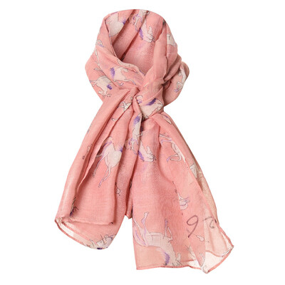 

Gobestart Horse Print Scarf Fashion Farm Animal Lady Wrap Neck Shawl Soft Stole Hot