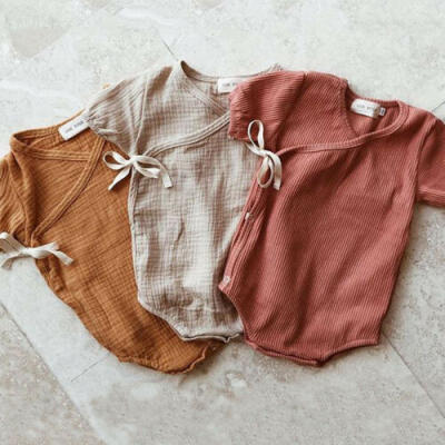 

Kids Newborn Baby Boy Girl Cotton Romper Bodysuit Jumpsuit Linen Clothes Outfit