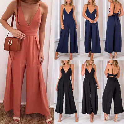 

Women Ladies Clubwear Summer Playsuit Bodycon Party Jumpsuit Romper Trousers