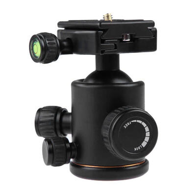 

360 Degree Fluid Rotation Camera Tripod Ball Head with Quick Release Plate