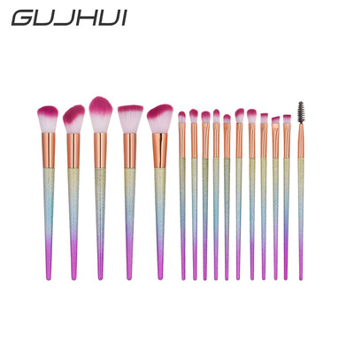 

〖Follure〗16Pcs Blending Pencil Foundation Eye shadow Makeup Brushes Eyeliner Brush
