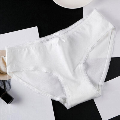 

Sexy Women Cotton Panties Underwear Soft Briefs Underpants Ultra-Thin Breathable Low Rise Triangle Briefs