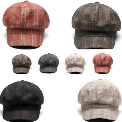 

HOT Women Warm Wool Winter Vintage Beret Octagonal Cap French Artist Beanie Hats
