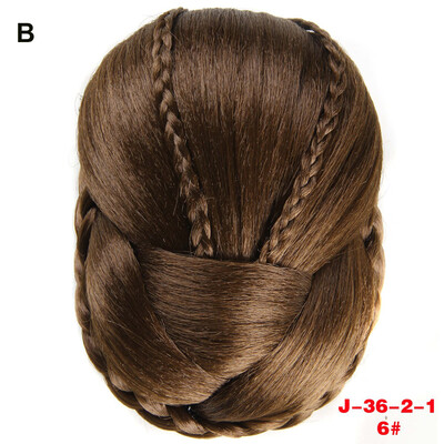 

Gobestart Pretty Woman Girl Ponytail Holder Hairpiece Wig Hair Ring Bun