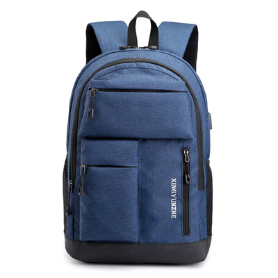 

Backpack mens big backpack casual laptop bag travel bag Oxford cloth multi-function backpack