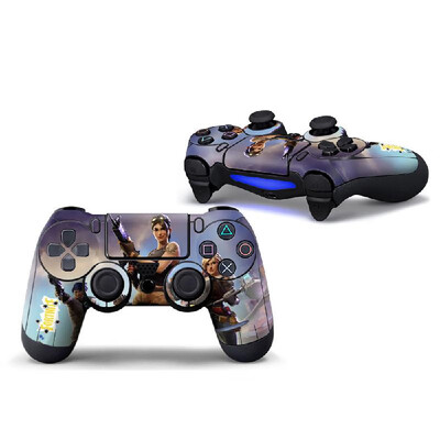 

Popular Game Fortnite PS4 Controller Skin Sticker Cover For Sony PS4 PlayStation 4 for Dualshock 4 Game Controller PS4 Skins Stick