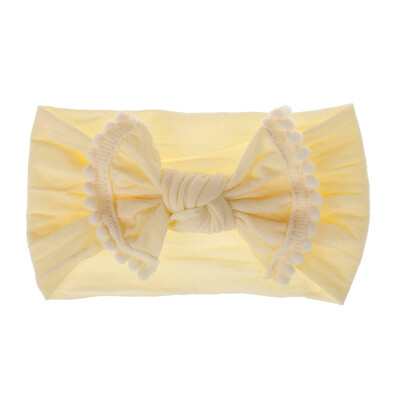 

SUNSIOM Soft Baby Girls Kids Toddler Bow Hairband Headband Turban Big Knot Head-Wrap