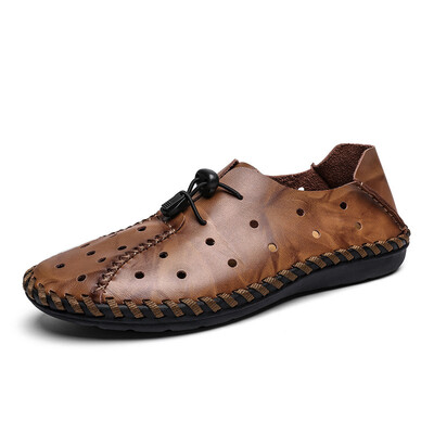 

Summer hole shoes new lazy shoes fashion casual shoes breathable outdoor shoes British shoes Korean mens shoes