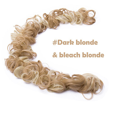 

Scrunchie Updo Wrap Curly Messy Bun Ponytail Hair Piece Chignons Hair Extensions