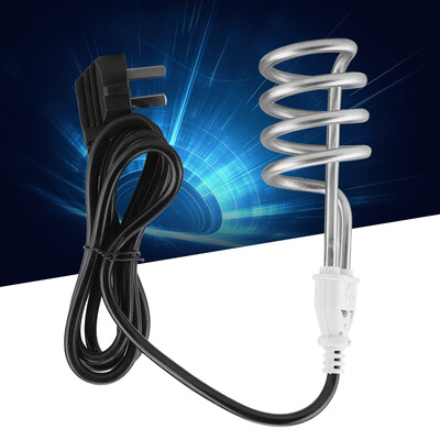 

Portable Electric Immersion Heater Boiler Spiral Tube Water Heating Element 1500W 220V Water Heating ElementImmersion Heater