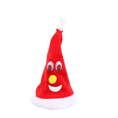 

Tailored Christmas Singing Electric Hats Children Christmas Swing Tree Ornaments Cap