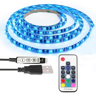 

SUPli 5050 100CM 60 LEDs USB Waterproof RGB Light Strip with 17Key IR Controller