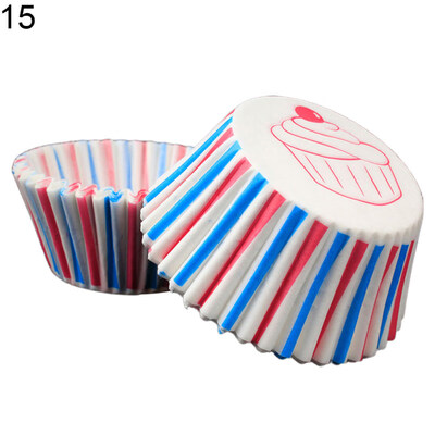 

100Pcs Lovely Cupcake Cake Liner Baking Cup Muffin Dessert Holder Kitchen Decor