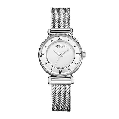 

Watch female students fashion steel band female watches Korean version of simple leisure atmosphere waterproof quartz watches
