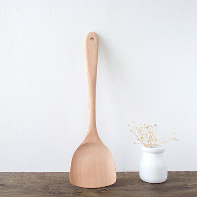 

New Wooden Kitchenware Paint-Free Environmentally Friendly Non-Stick Pan Wood Spatula