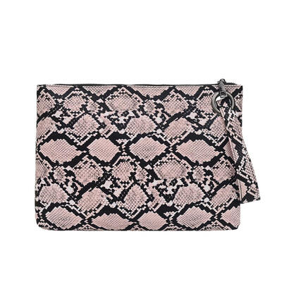 

Snake Print Wristlet Clutch Women Money Phone Pouch PU Leather Coin Purse