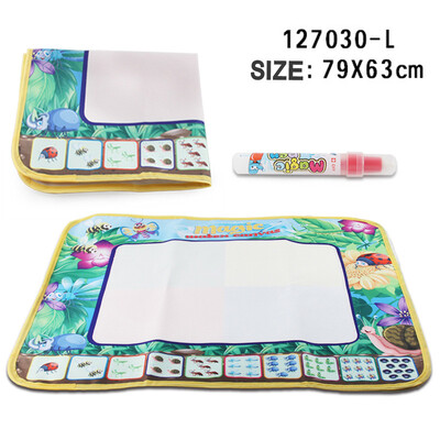 

Siaonvr Children Education Magic Water Doodle Painting Writing Mat Board Toy