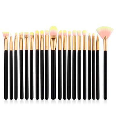 

〖Follure〗20pcs Pro Makeup Brushes Set Foundation Powder Eyeshadow Eyeliner Lip Brush Tool