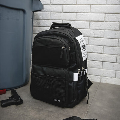 

Baggage Mens Fashion Super Large Capacity Multi-storey 2018 Korean Edition Student Chao Backpack Hong Kong Wind Shoulder Baggage