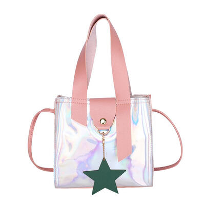 

Women Leather Casual Shoulder Handbags Girls Star Crossbody Messenger Bags