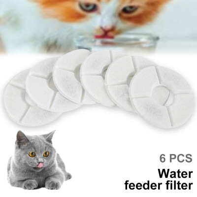 

61218Pcs Filter Activated Carbon Filters Replacement for Fountain Cat Dog Pets Drink Water