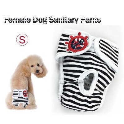 

Female Pet Dog Physiological Sanitary Pants Washable Hygiene Diaper Menstruation Underwear for Female Dogs