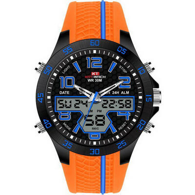 

KAT-WACH Mens Sports Watch Outdoor Military Wristwatch With LED Backlit 30m Water Resistance