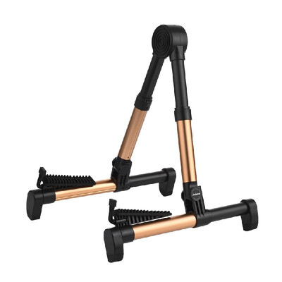 

Folding Universal Guitar Stand Holder Bracket Support Length Stretchable Aluminum Alloy Upright A-frame for Acoustic Electric Clas