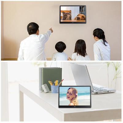 

Andoer 156 Inch 1080P LED Digital Photo Picture Frame High Resolution 19201080 Advertising Machine MP3 MP4 Movie Picture Player