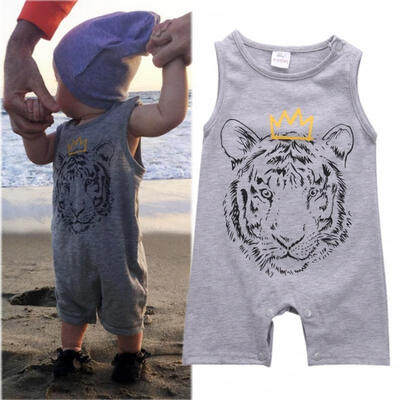 

Infant Newborn Baby Boys Clothes Tiger Bodysuit Romper Jumpsuit Outfits 0-24M