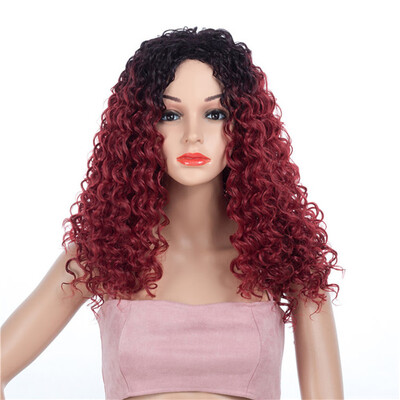

Gobestart Women Fashion Lady Long Curly Purple Hair Cosplay Party Wig
