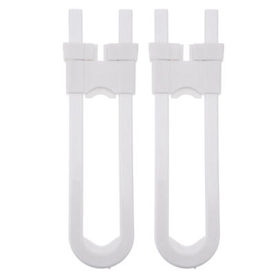

1 Set U-shaped Lock Child Safety Cabinet Closet Door Latches for Baby Safe