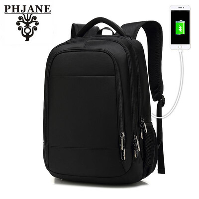 

PHJANE Anti-theft Laptop Backpack Business Bags with USB Charging Port School Travel Pack Fits Under 156 Inch Laptop