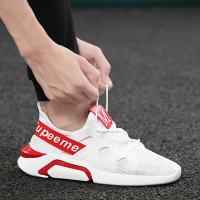 

Net red with the quick hand red man spirit guy social sports leisure running small white tide shoes Korean version of the trend of mens shoes