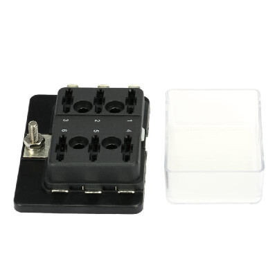 

1 Power in 6 Way Blade Fuse Box Holder for Car Boat Marine 12V 24V