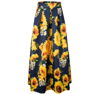 

Roseonmyhand Fashion Party Cocktail Summer Women Dot Printed Skirt High Waist Full-SkirSkirt