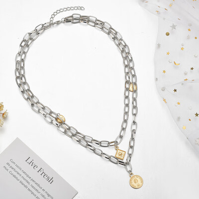

New Bohemia Multi-layer Gold Metal Alloy Stars Pendant&Necklaces For Women Summer Boho Choker Necklaces Party Wedding Jewelry