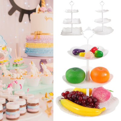 

3 Tier Cake Cupcake Stand Serving Platter Display Dessert Holder Wedding Party Decorations Favors