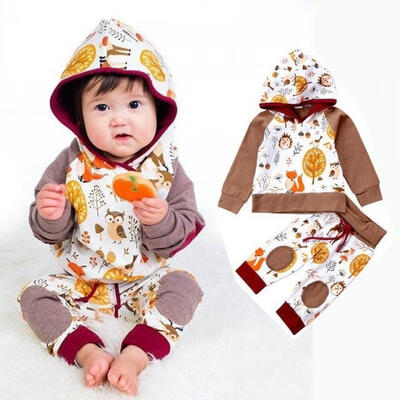 

Xmas Newborn Kids Baby Boy Girls Tops Hoodie T-shirt Pants Outfits Clothes Set