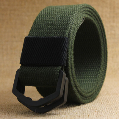 

High quality Mens & Womens Belt Anti Allergy Canvas Waistband D-ring Casual Webbing belts Jeans Fashion Unisex Waist Belt