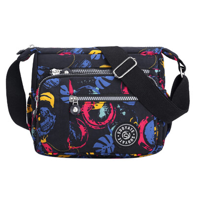

Fashion Waterproof Nylon Shoulder Bags Women Messenger Bag Carteira Vintage Ladies Handbag Female Crossbody Bags Hobos T30