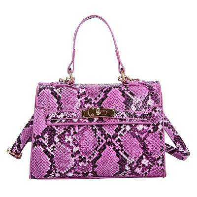 

Elegant Animal Print Handbag Women Shoulder Messenger Flap Leather Bags