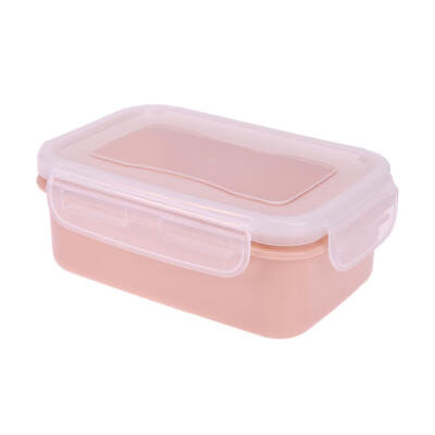 

Rectangle Plastic Food Container Bento Lunch Box Sealed Storage Boxes