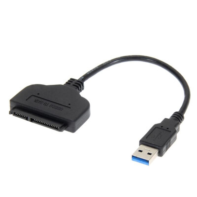 

USB 30 to SATA 22 Pin 25Inch Hard Disk Driver SSD Adapter Cable Converter