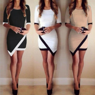 

Sexy Women Bandage Bodycon Half Sleeve Evening Sexy Party Cocktail Mini Dress