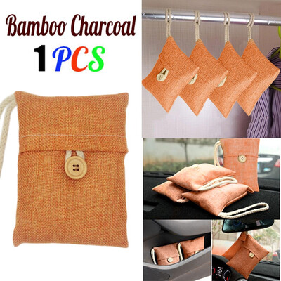 

Siaonvr 1pcs Bag Car Bamboo Charcoal Activated Carbon Air Freshener Odor Deodorant New