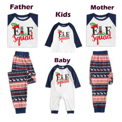 

Family Kids Adult Matching Christmas Pajamas Pjs Set Outfit Sleepwear Nightwear